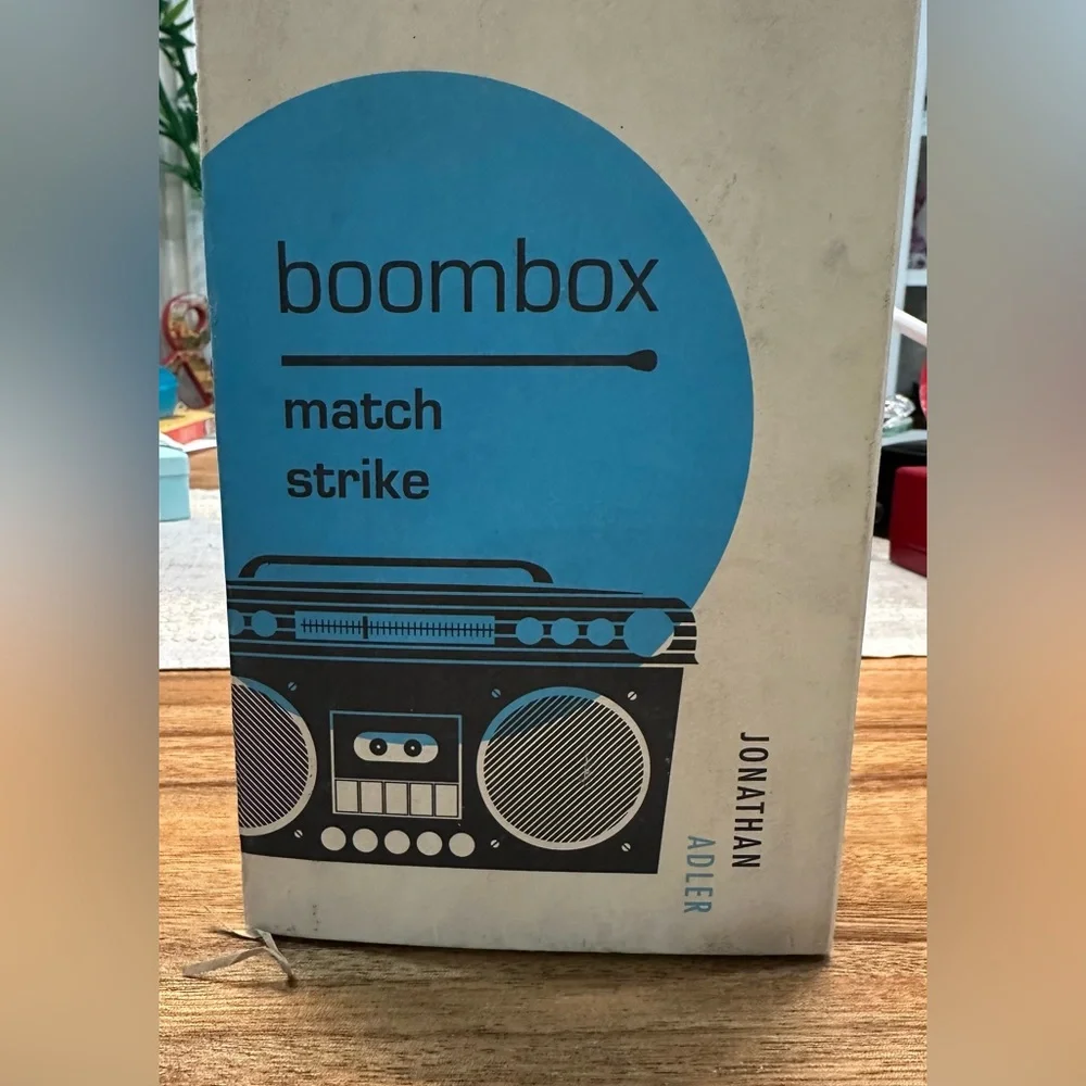 JONATHAN ADLER BOOMBOX MATCH STRIKE-RARE VINTAGE/RETIRED MINT/NEW 100%AUTHENTIC
